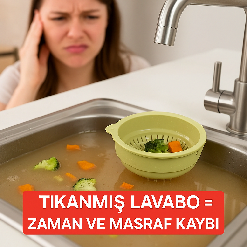 Ralvyn Filtreli Lavabo Sepeti – Tıkanıklık ve Karmaşaya Son